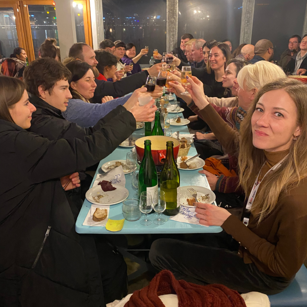 « Fondue de l’intégration » OSEO Genève aux Bains des Pâquis OSEO Oeuvre Suisse d